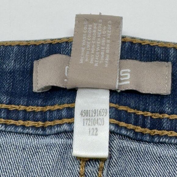 Chicos Crop Jeans 2.5 (14) 36x23 Mid Wash/Rise Stretch Denim Everyday Beach Y2k - Picture 12 of 13